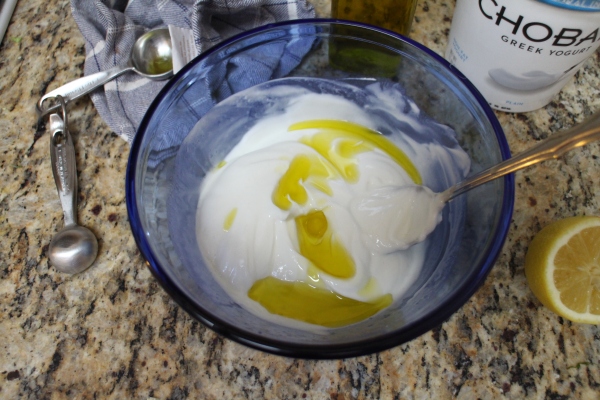 Roasted Brussels Sprouts Flatbread with Creamy Greek Yogurt